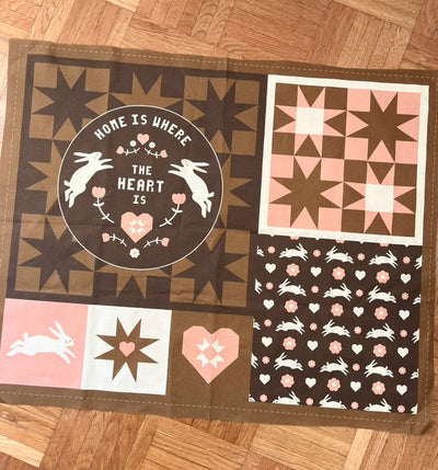 Cut & Sew Panel - Home Is Where the Heart Is