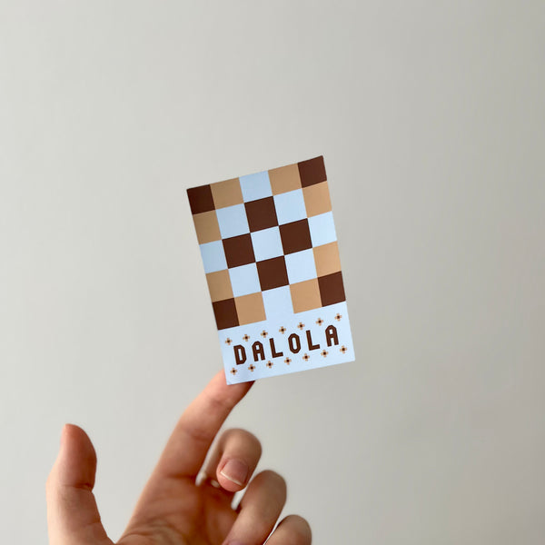 Quilt motif sticker