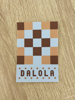 Quilt motif sticker