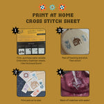 Print at Home Cross Stitch Pattern | PDF Download